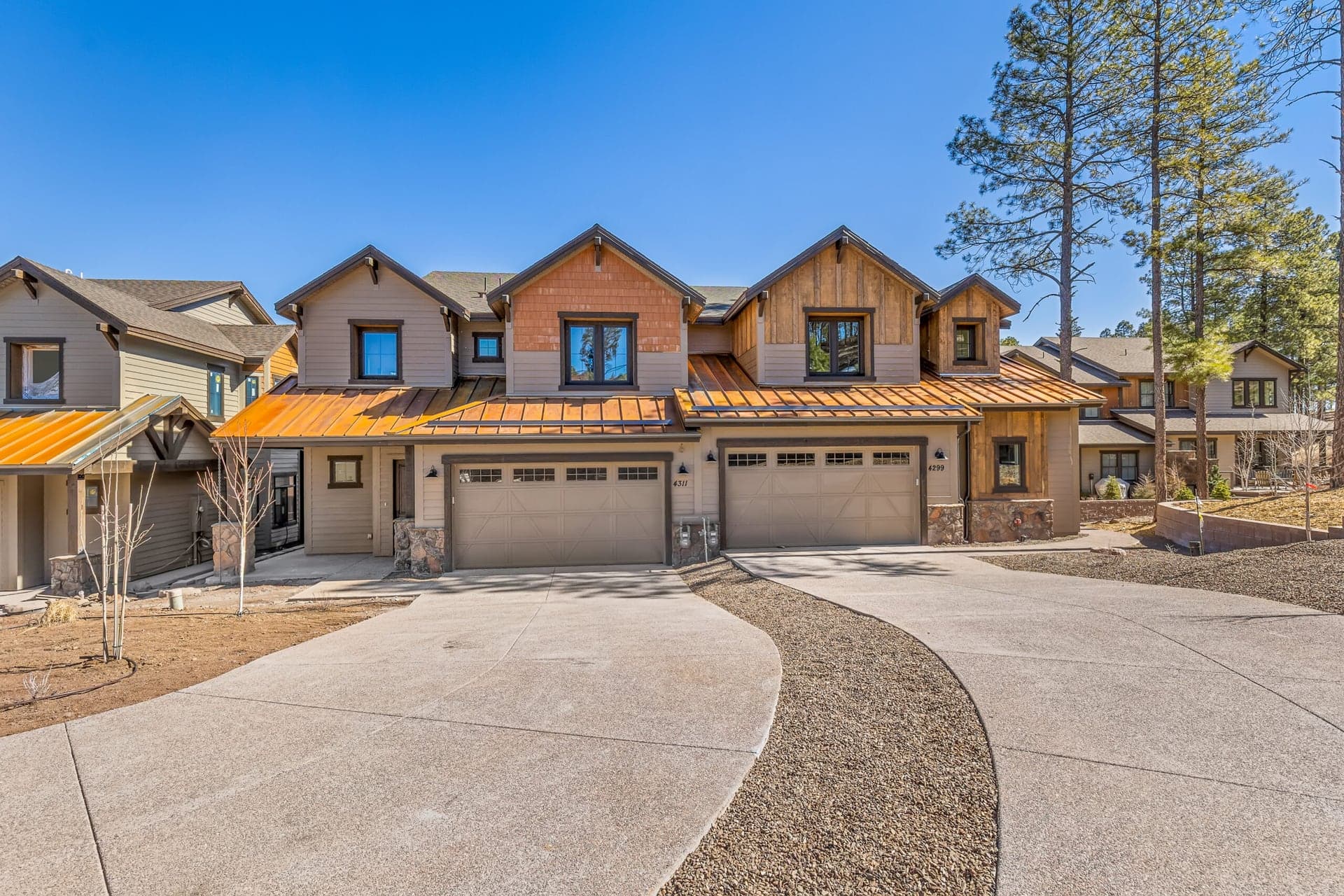 A new Capstone craftsman home among the pines at Aspen Ridge, Flagstaff