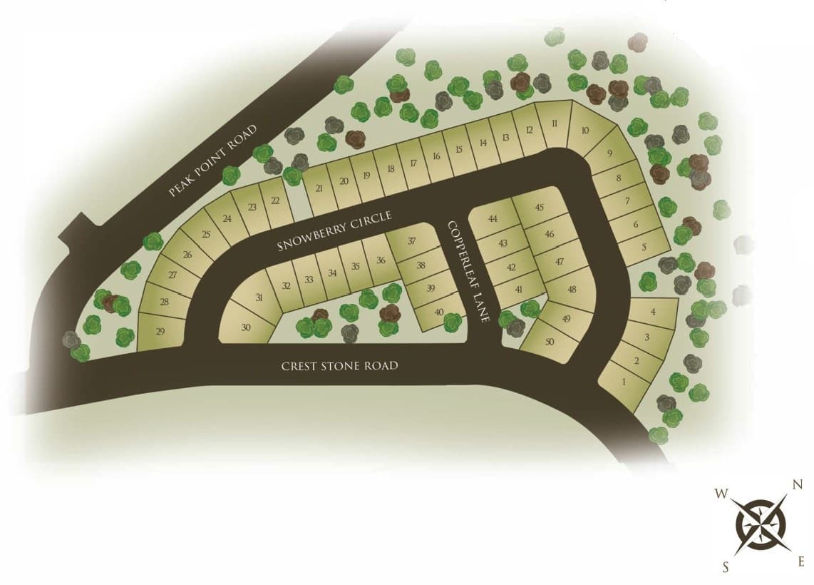 The Point at Canyon del Rio site map