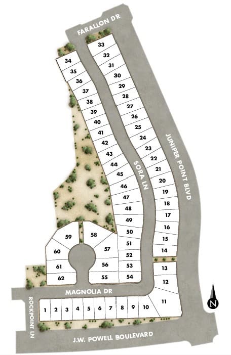 Juniper Point II site map