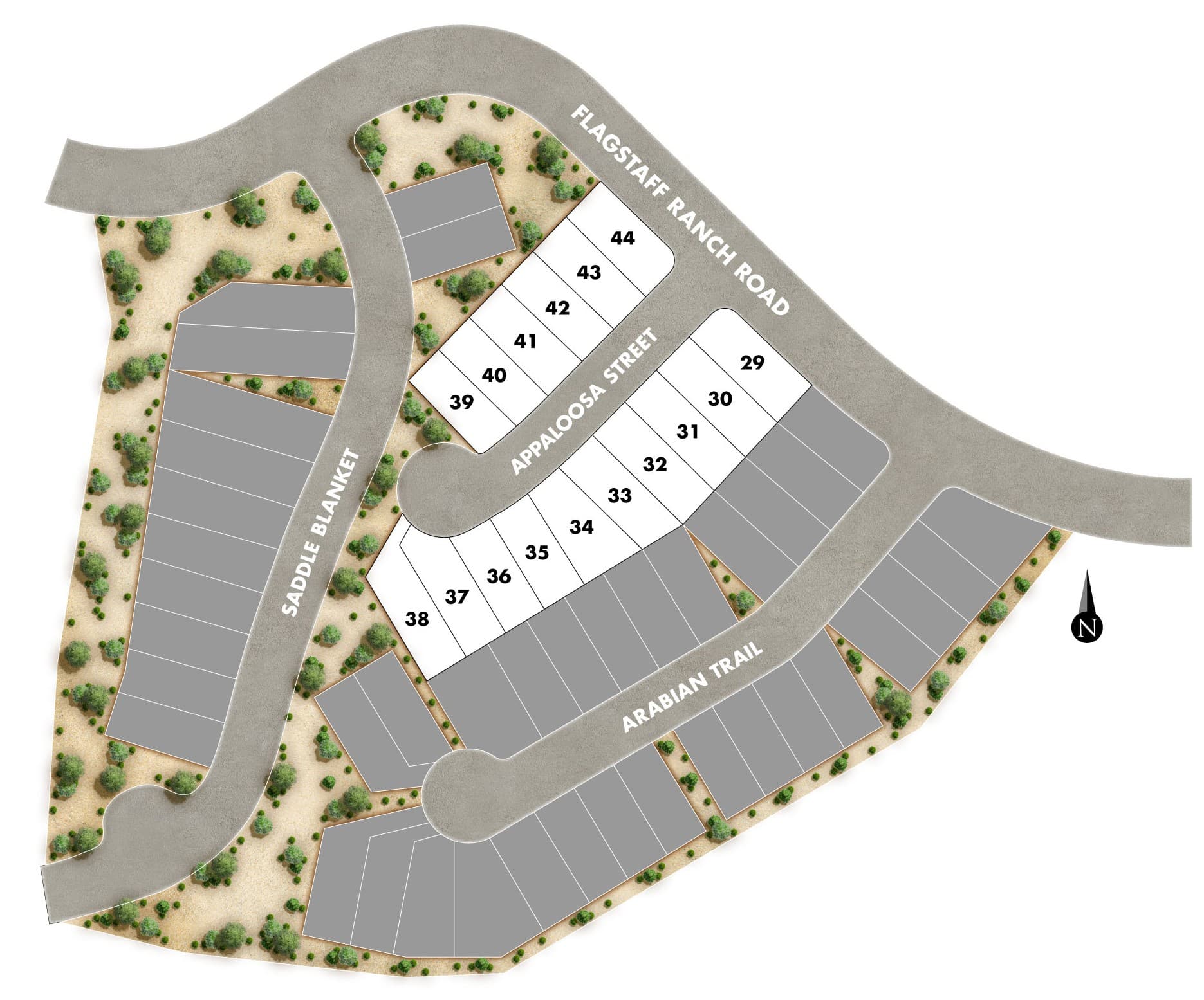 Aspen Ridge II site map