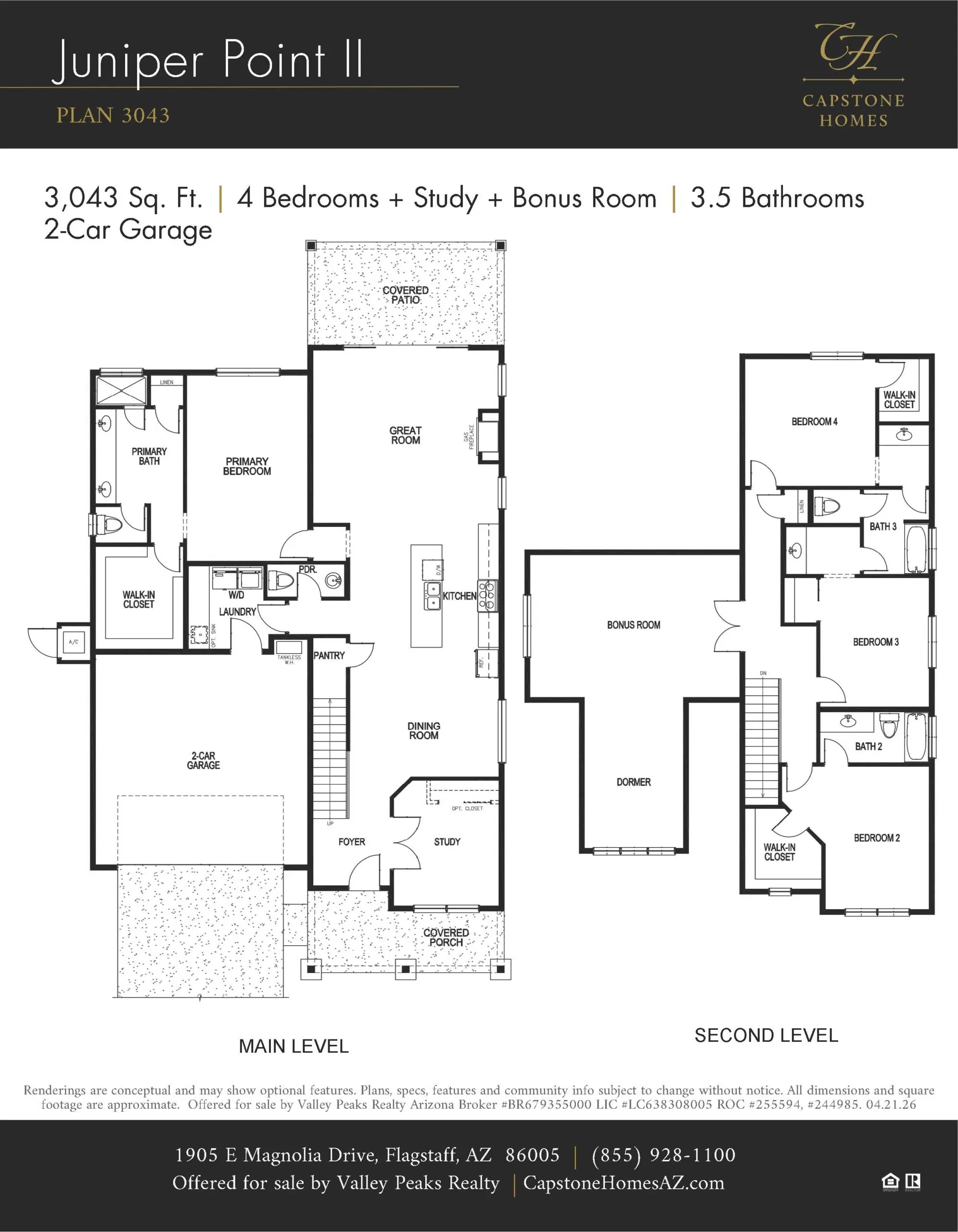 Plan 3043 floor plan